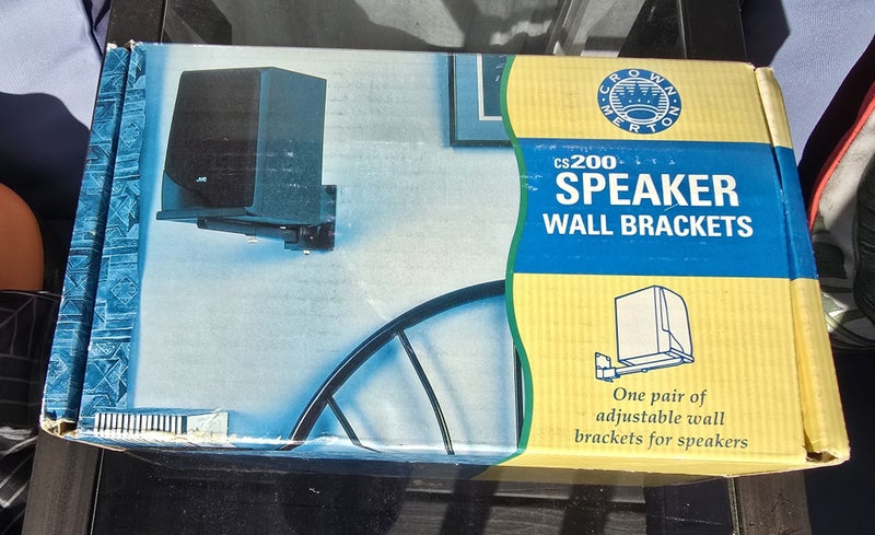 Brand New English Made, Wall Speaker Stands, Still in the box.62932733446787111