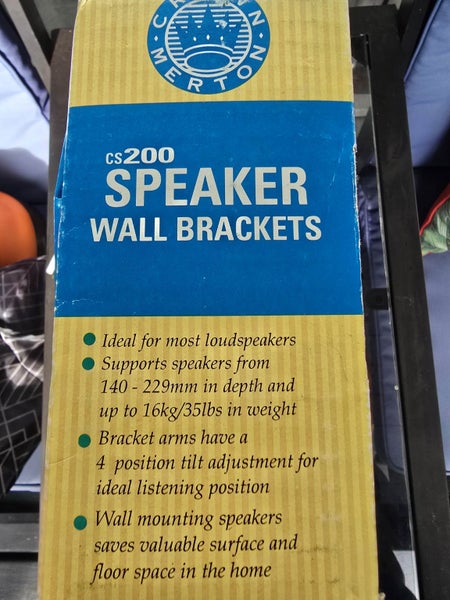 Brand New English Made, Wall Speaker Stands, Still in the box.62932733446787112