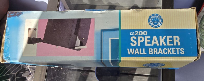 Brand New English Made, Wall Speaker Stands, Still in the box.62932733446787113