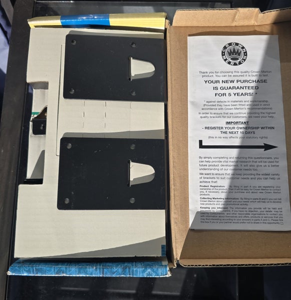 Brand New English Made, Wall Speaker Stands, Still in the box.62932733446787114