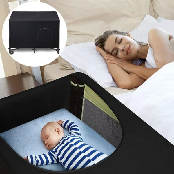 Crib Blackout Cover Baby Travel Bed Tent Portacot Canopy Shade62993529129219111