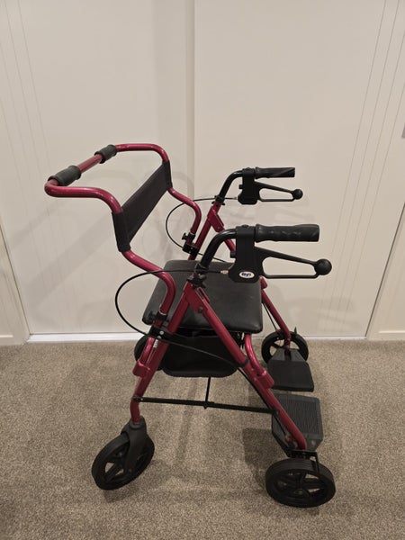Mobility Walker/Wheelchair Combo - Red Carousel 3