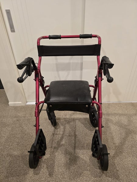 Mobility Walker/Wheelchair Combo - Red Carousel 1