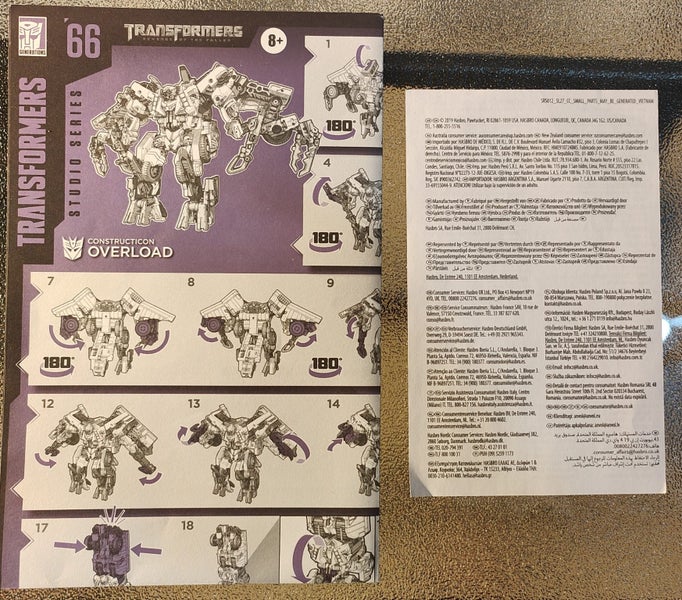 TRANSFORMERS STUDIO SERIES LEADER CLASS 66 CONSTRUCTION OVERLOAD Carousel 3