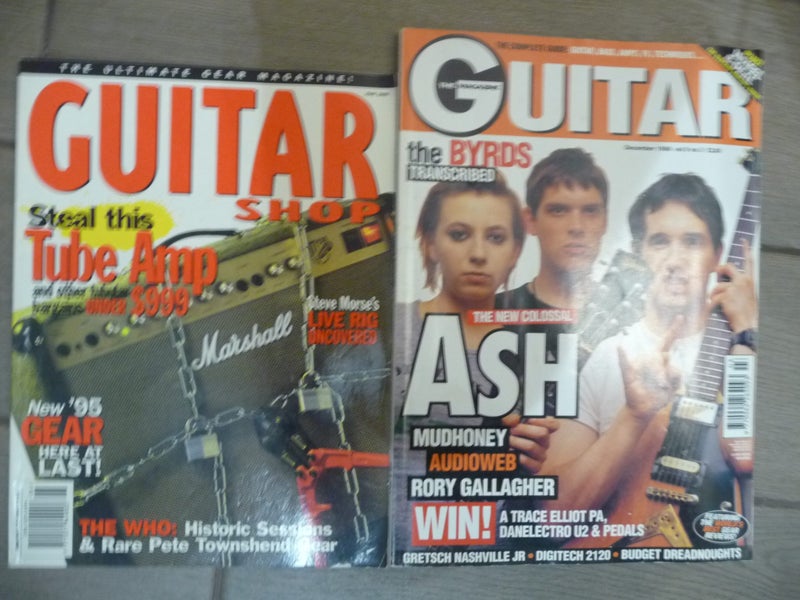 Guitar magazines (various) featuring Hendrix, Rory Gallagher and others Carousel 4