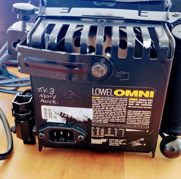 Studio/Theater Lights: 3x Dedolight DLH2/3's; 1 each of Lowel Omni & "V" Lights62931729475458113