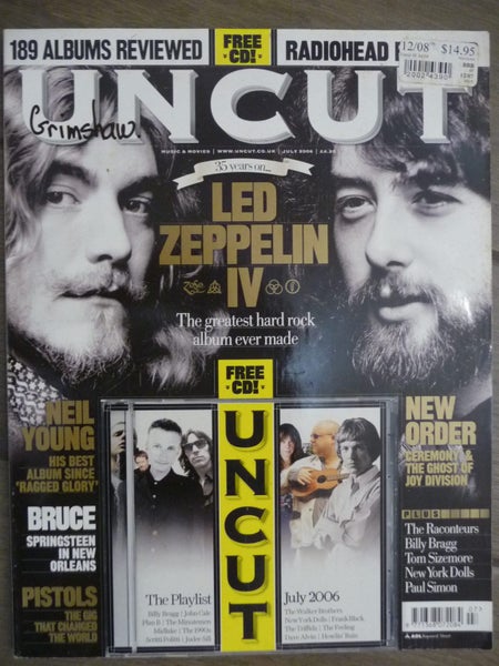 UNCUT and Q Magazines featuring Led Zep and members of Carousel 1