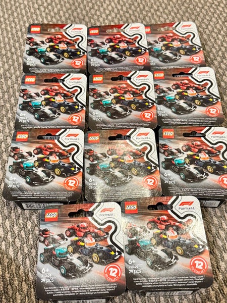 Lego 71049 F1 race car collectibles - full set x12 confirmed by scanning barcode Carousel 1
