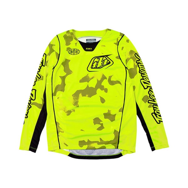 YOUTH GP PRO JERSEY BLOTTED FLO YELLOW Carousel 1