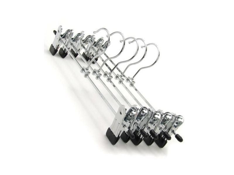 Limit 100 10 Piece Stainless Steel Pants Racks Holder Clothing Wardrobe Hangers Carousel 1