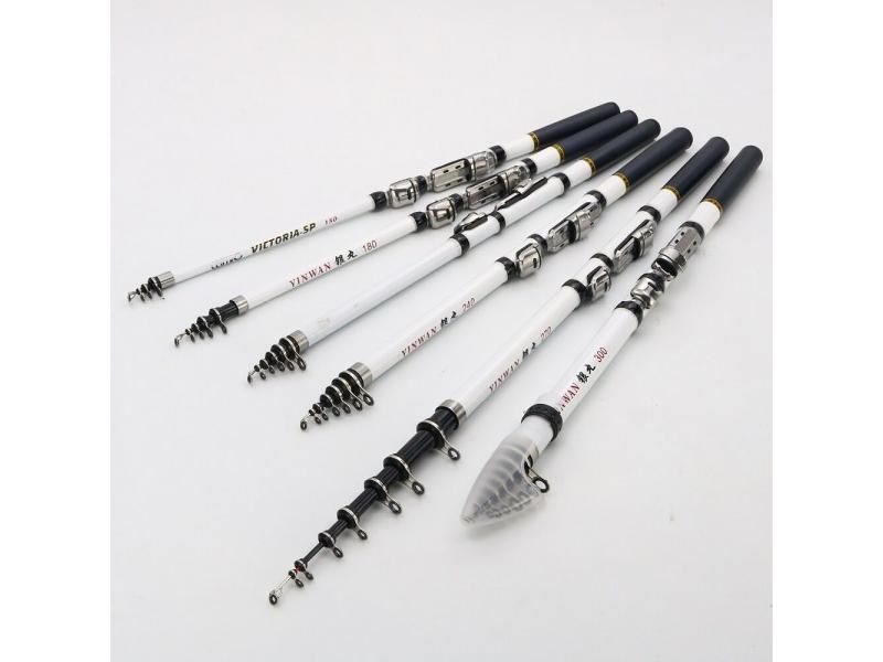 Telescopic Rock Fishing Rod Spinning Fly Carp Feeder Carbon Fiber Pesca 3M 2.7M Carousel 1