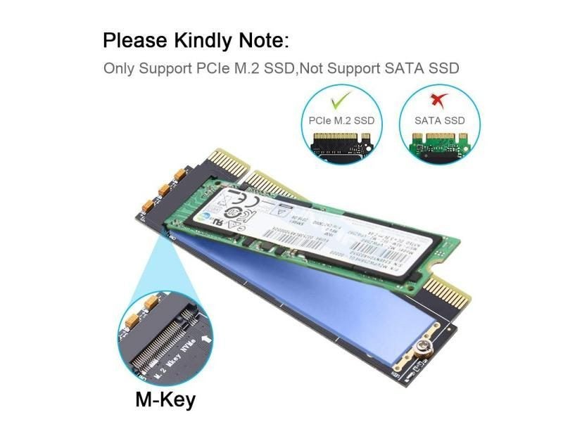 Onvian M.2 NVME Adapter SSD To PCIe Card With Silicone Cooling Pad Carousel 1