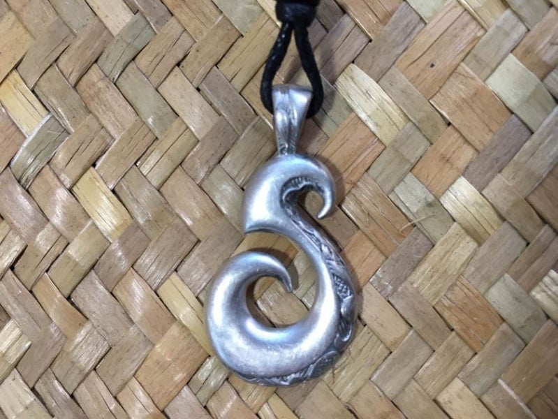 Pewter Pendant comes with black cord, card Carousel 1