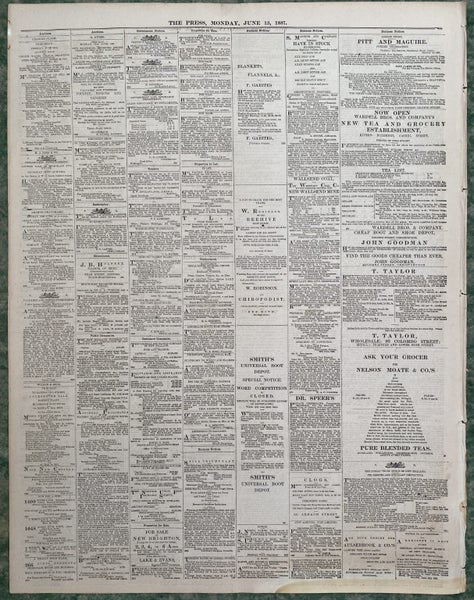 OLD NEWSPAPER: The Press, Christchurch - Monday, 13 June 1887 Carousel 3