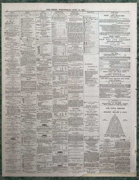 OLD NEWSPAPER: The Press, Christchurch - Wednesday, 15 June 1887 Carousel 3