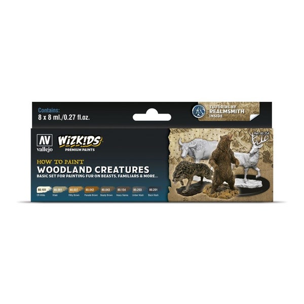 Wizkids Premium Paint Set by Vallejo: Woodland Creatures629925974936351121