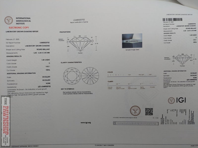 2.00ct TDW Laboratory Grown Diamond Stud Earrings in 18ct White Gold $6,000 Carousel 9