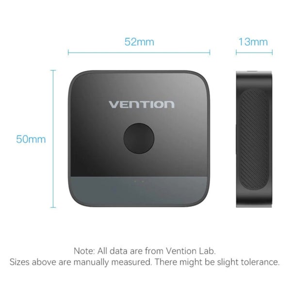 Vention 2-Port HDMI Bi-Direction 4K Switcher Black ABS Type Carousel 10