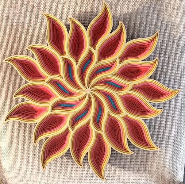 Eternal Flame, a Mandala Sculpture Carousel 1