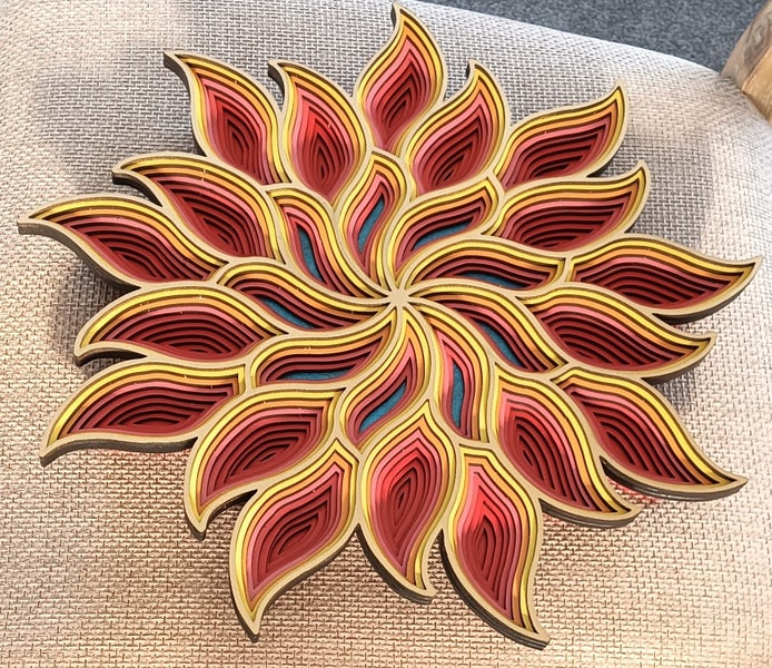 Eternal Flame, a Mandala Sculpture Carousel 3