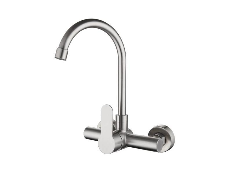 Stainless Steel Wall Mounted Kitchen Faucet Wall Kitchen Mixers Kitchen Sink Carousel 1