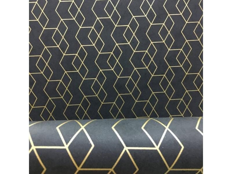 Black Simple Small Geometric Wallpaper Roll Modern Design Wall Paper Home Wall Carousel 1