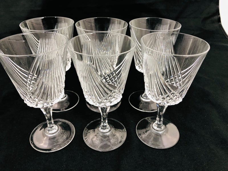 Stunning Crystal D'Arques Tallie Wine Glasses (21121)62967362537603112