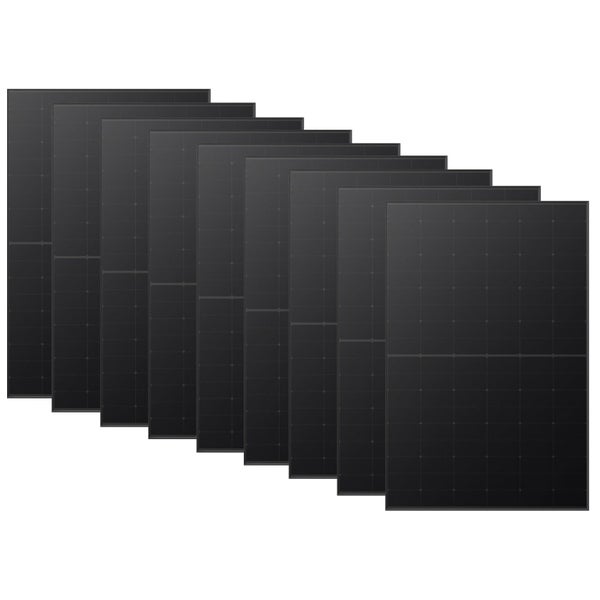 9 Pcs - LONGi Hi-MO LR5-54HTB HPBC Mono 440W Solar Panel Low Light Performance63848934055554110