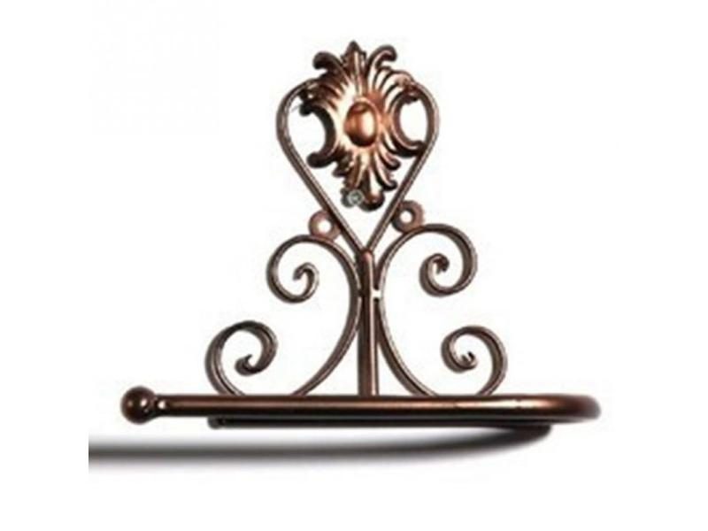 Classic Bathroom Accessories Vintage Iron Toilet Paper Towel Roll Holder Carousel 1