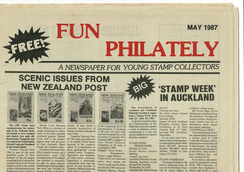 Fun Philately May 1987. History! Carousel 1