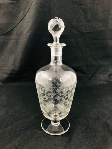 Art Deco Glass Decanter (21116)62965461598978111