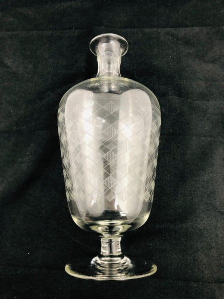 Art Deco Glass Decanter (21116)62965461598978114