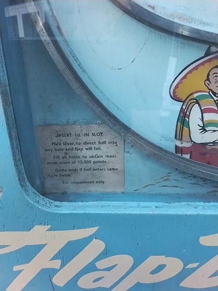 Old Flapball Arcade Game Carousel 2