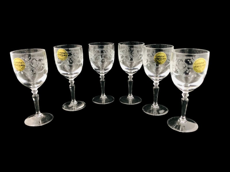 Crystal D'Arques Sherry Glasses x 6 (21128)629395417881621111
