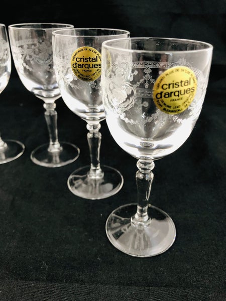 Crystal D'Arques Sherry Glasses x 6 (21128)62939541788162111