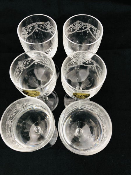Crystal D'Arques Sherry Glasses x 6 (21128)62939541788162112