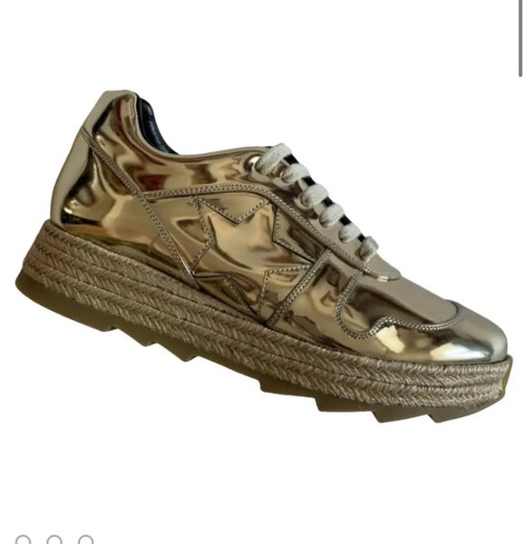 Stella McCartney Gold Trainers Carousel 1