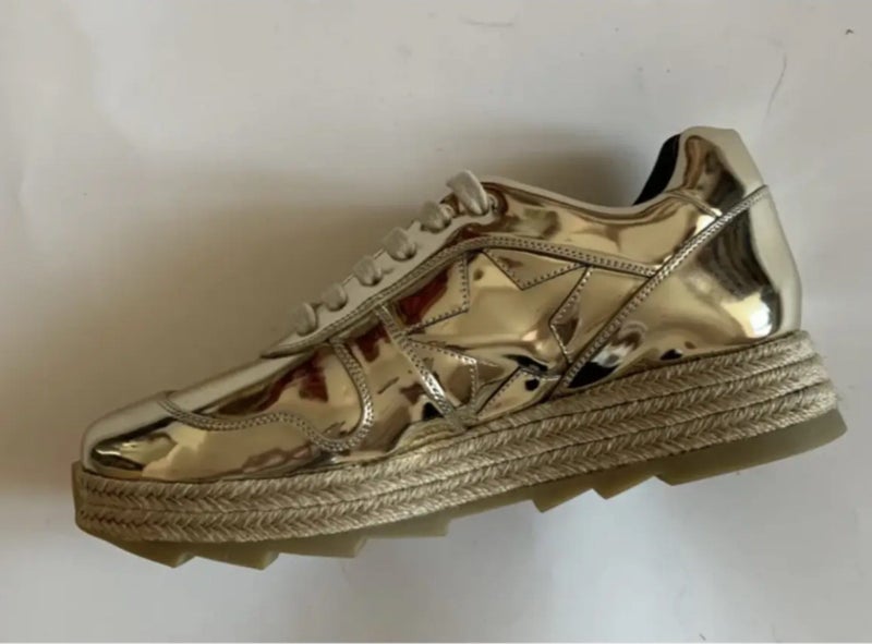 Stella McCartney Gold Trainers Carousel 2