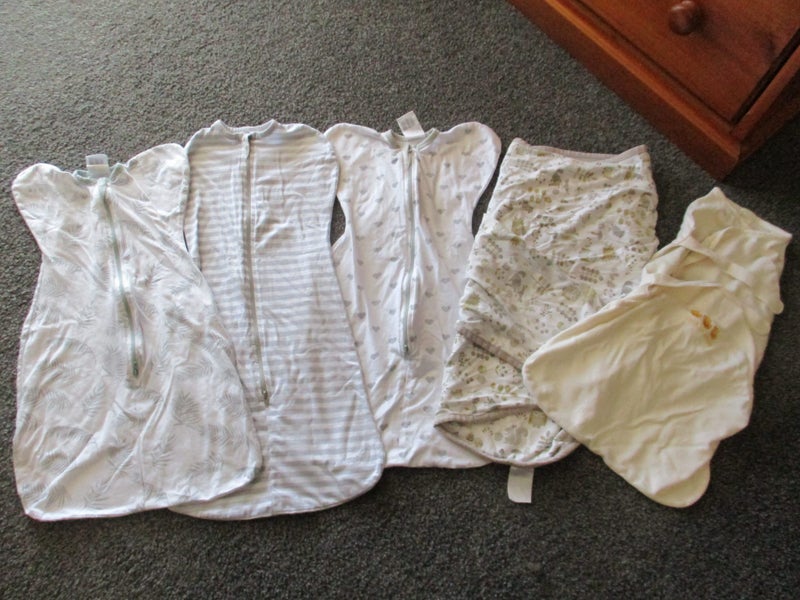 5 x baby swaddles Carousel 1