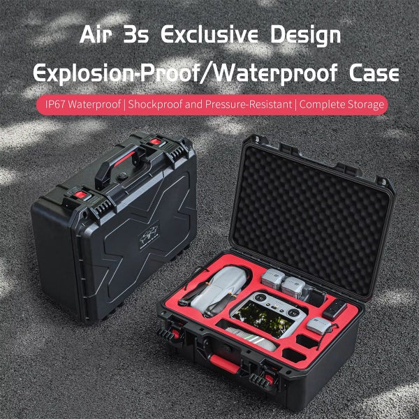 STARTRC Dual Layer Waterproof Case for DJI Air 3 / Air 3S Carousel 2
