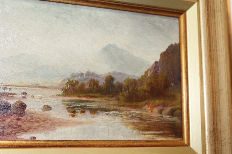 LANDSCAPE OIL COLONIAL ART H W KIRKWOOD Carousel 2