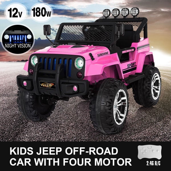 Kids Ride on Car Electric Jeep 12V Carousel 12