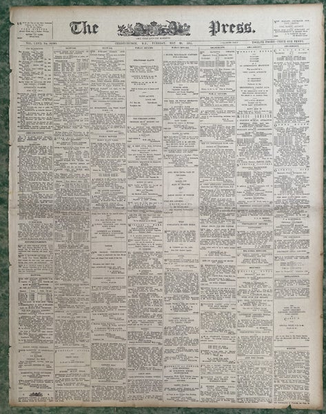 OLD NEWSPAPER: The Press, Christchurch - Tuesday, 23 May 1911 Carousel 2