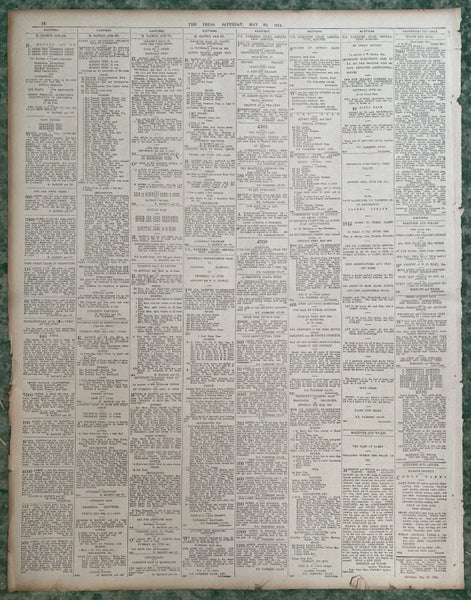 OLD NEWSPAPER: The Press, Christchurch - Saturday, 20 May 1911 Carousel 3