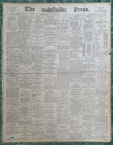 OLD NEWSPAPER: The Press, Christchurch - Friday, 30 June 1911 Carousel 2