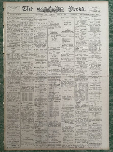 OLD NEWSPAPER: The Press, Christchurch - Wednesday, 28 June 1911 Carousel 2