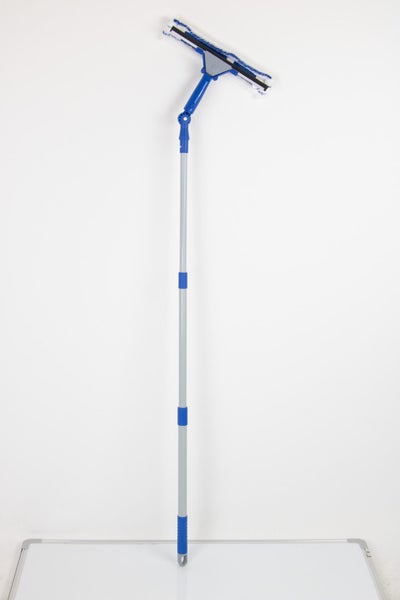 2-in-1 Window Cleaner Set with Pole, Squeegee & Scrubber Carousel 2