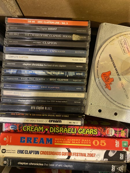 * bulk buy ERIC CLAPTON CDS & DVDS ** Carousel 1