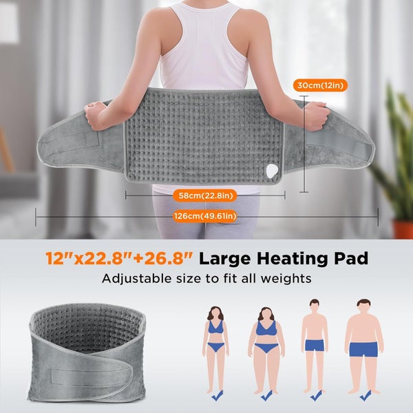 New Electric Heating Pad for Back Heated Waist Belt62959512509570111