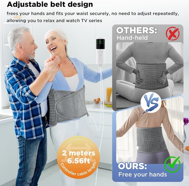 New Electric Heating Pad for Back Heated Waist Belt62959512509570113